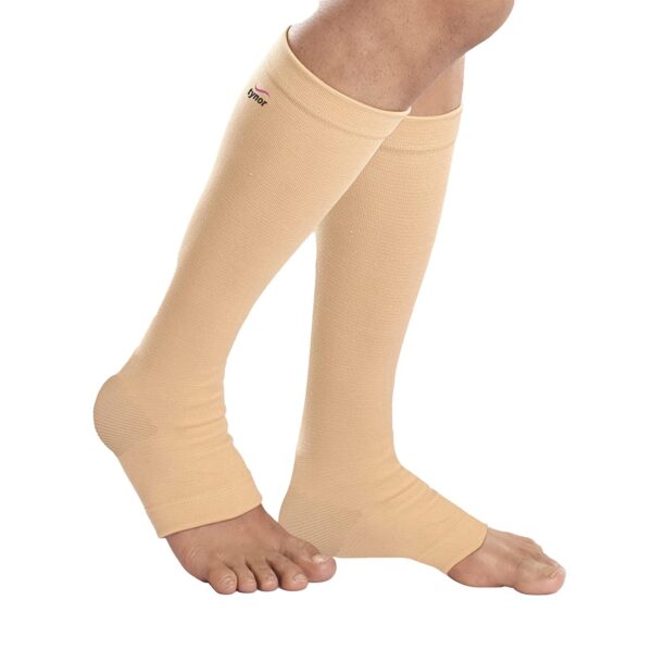 Tynor Compression Stocking Below Knee Classic, Beige, Medium, Pack of 2 (L,s,xl,xxl)